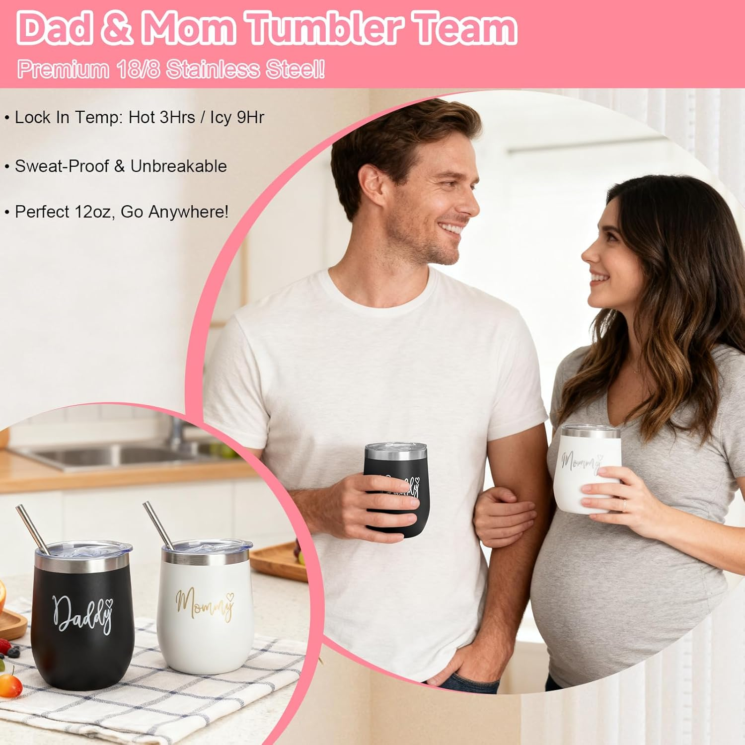 Baby Boy Gifts Basket for Newborn, 16Pcs Baby Shower Gifts Including Pink Clothes, Blanket, Bibs, Socks, Keepsake Card, Unique Baby Shower & Newborn Gift Idea image number 3