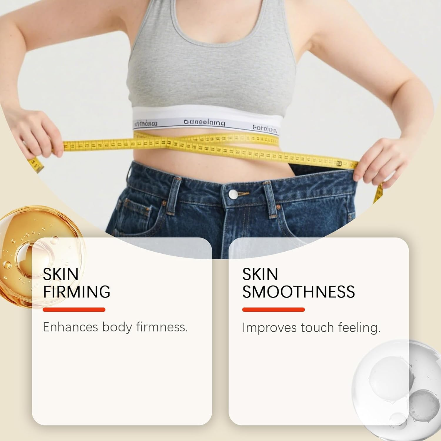 Anti-Aging Face Serum Infused Body Firming Oil - Glow Remedy for Sagging Areas, Body Firming Moisturizing Oil, Deep Moisturizing Massage Oil for Dry Skins (6Pcs) image number 6