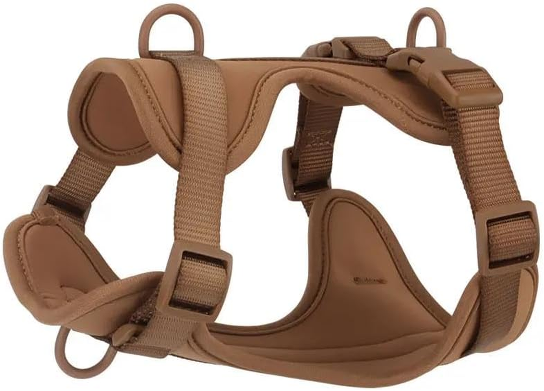 Outdoor Waterproof Dog Harness Pet Walking Training Harness Fashionable Pet Chest Harness French Bulldog Chihuahua Pug Durable Nylon Harness,E,Xs image number 1