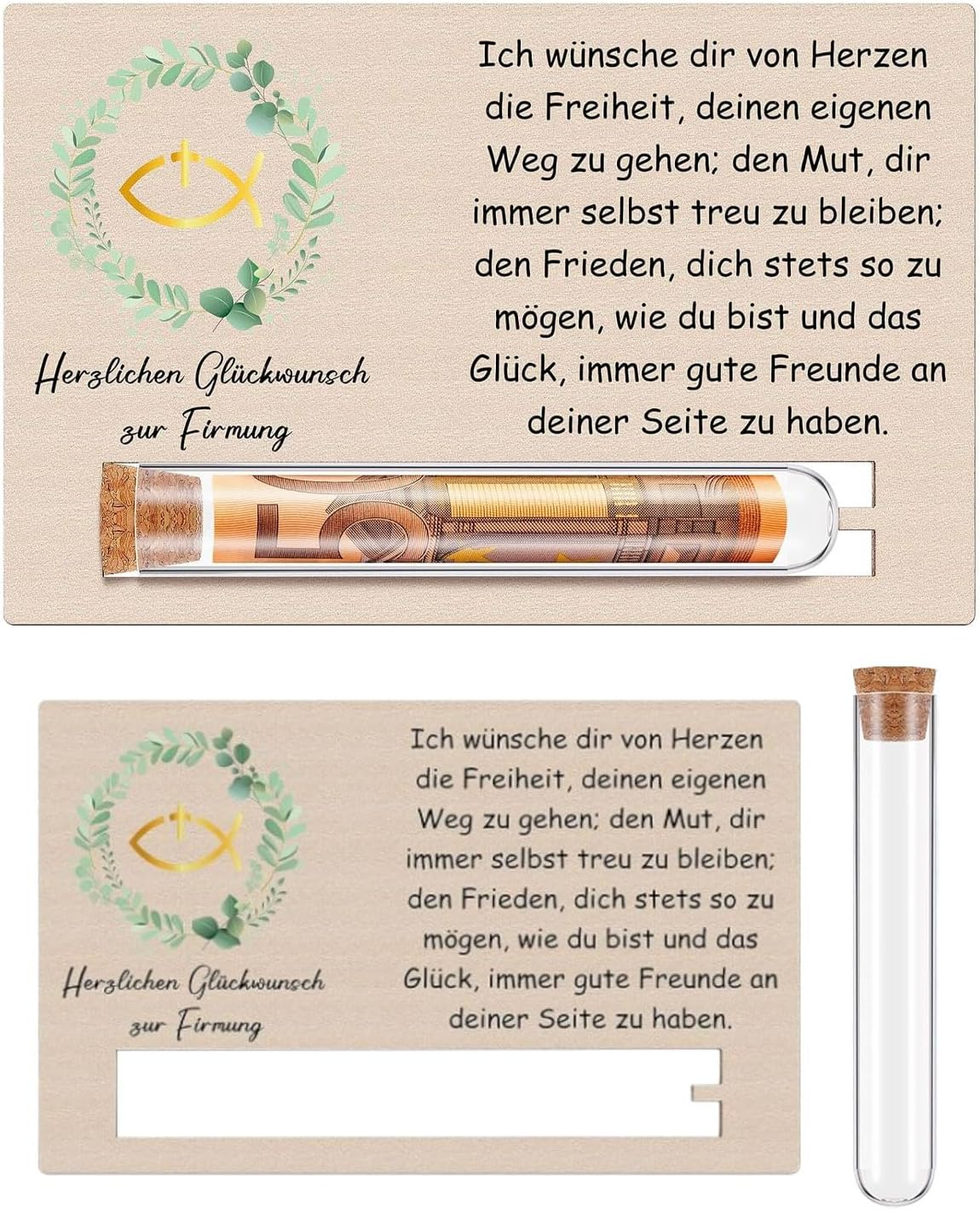 Money Communion Girls Boys Money Communion Confirmation Christening First Communion Wooden Confirmation Gift Communion Decoration Christening Gift Fish Decoration image number 5