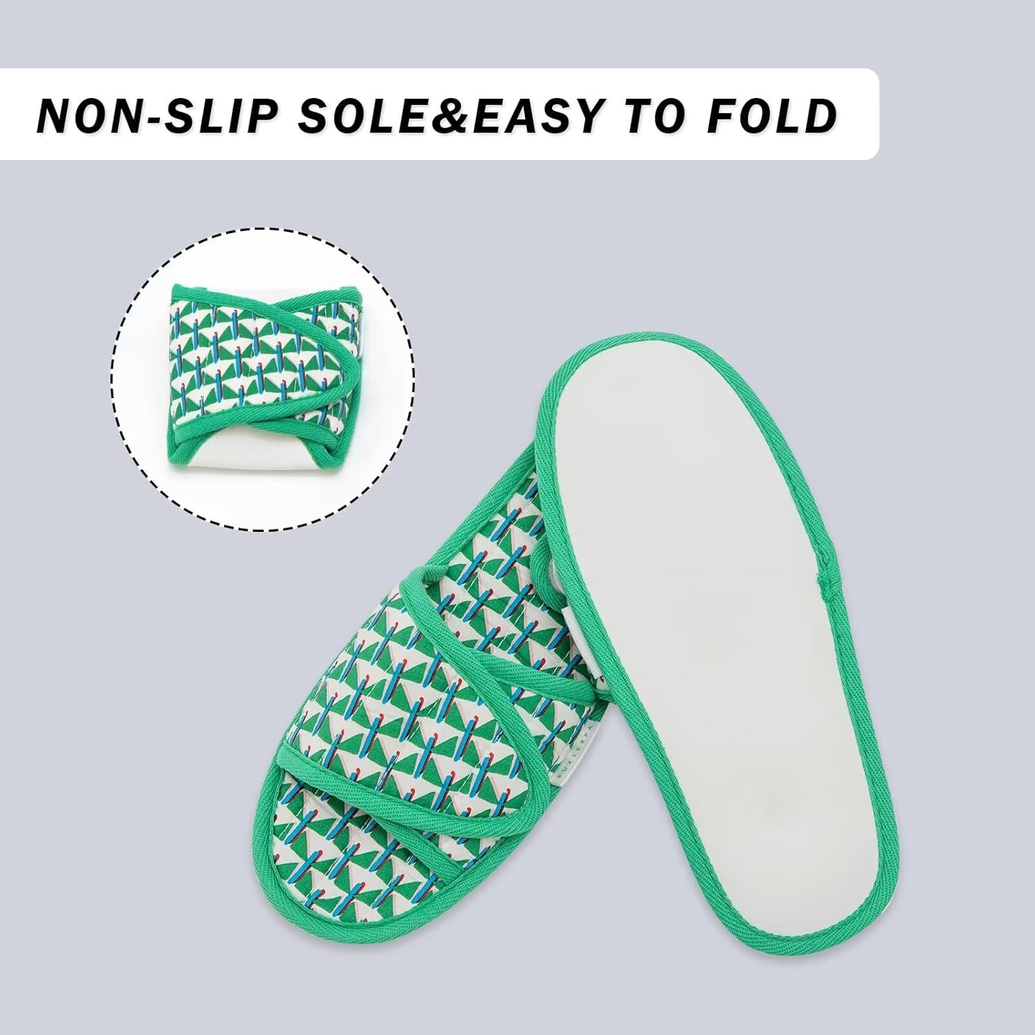 EUXTERPA Slippers for Women Comfort Memory Foam House Slipper Fuzzy Wool-Like Plush Fleece Indoor Outdoor Anti-Skid Home Shoes image number 2