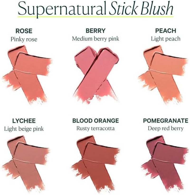 Well People Supernatural Stick Multi-Use Blush, Creamy, Hydrating Blush Stick for a Pop of Color, Use for Cheeks & Lips, Vegan & Cruelty-Free, Berry image number 6
