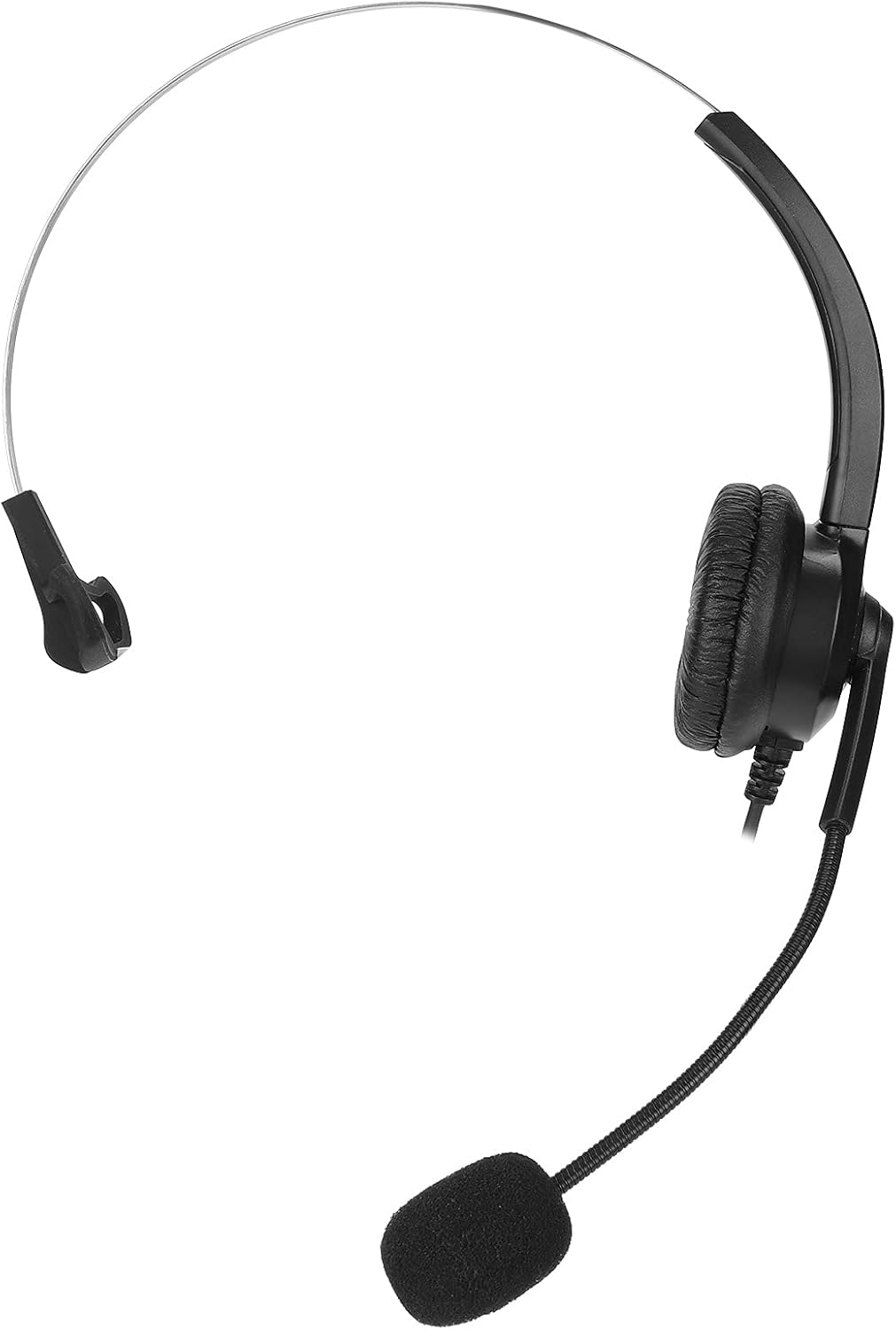 Annadue Telephone Headset with RJ9 Socket, Hands-Free Call Centre Headset with Microphone and Audio Control for Skype, Business, Office, Webseminars Etc.