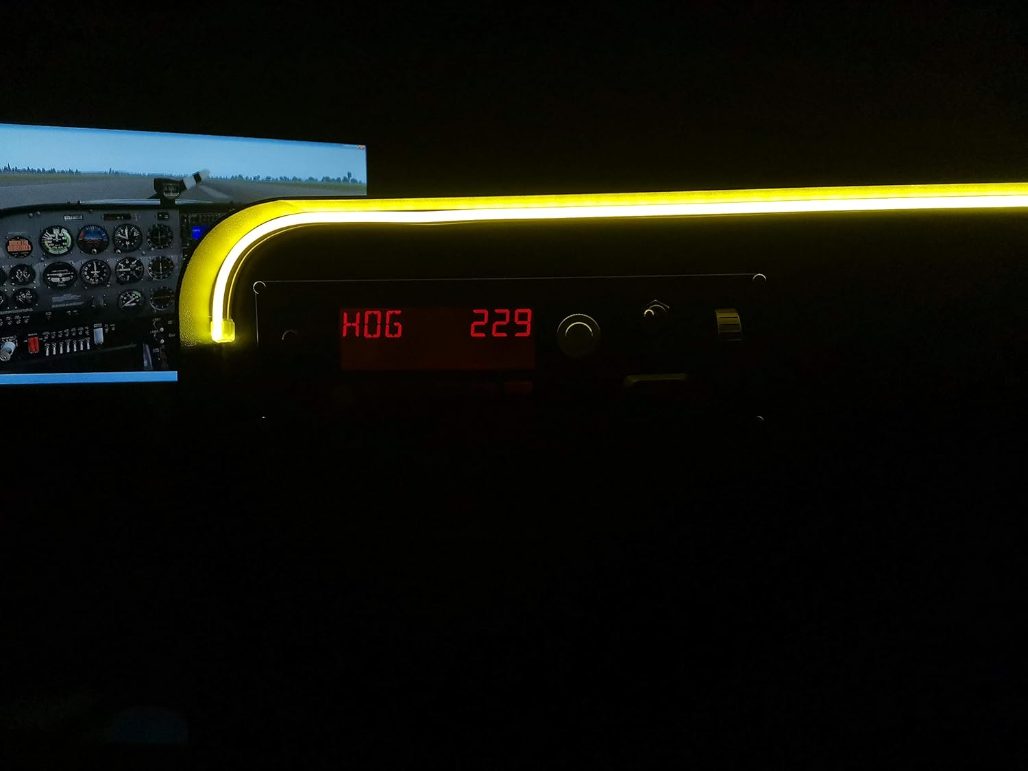 Meza Flight Simulator Cockpit ，Wheel Stand Pro Flight Simulator Cockpit Kit - Pre-Cut Flight Sim Mounting Set - Compatible with Logitech, Saitek & Honeycomb Yokes, Throttle Panels image number 1