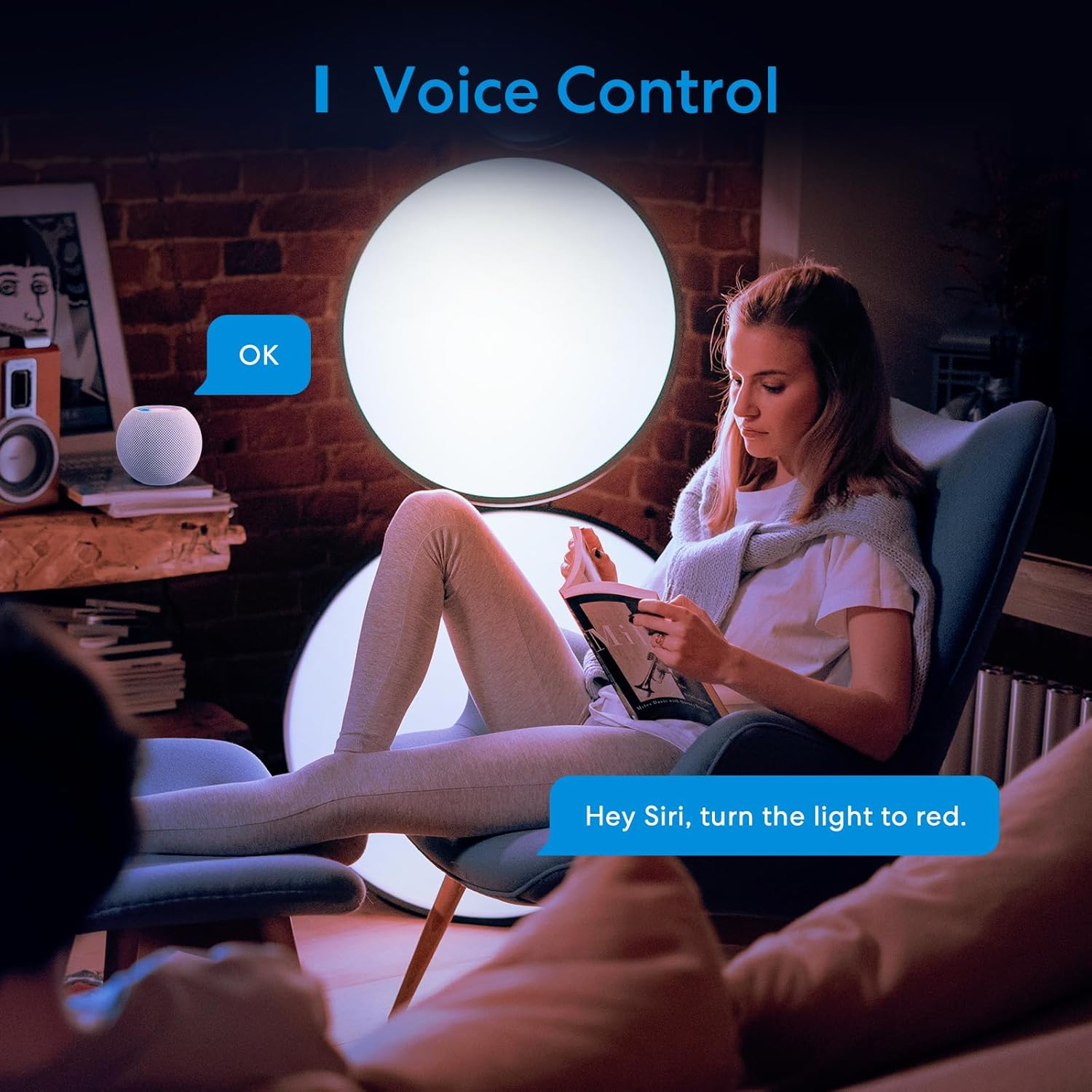 Meross Smart Light Bulb, E27 Dimmable RGB Wi-Fi LED Bulb 60W Equivalent with APP & Voice Control, Compatible with Alexa, Google, Apple Homekit - Scene & Schedule Lighting, 1 Pack image number 2