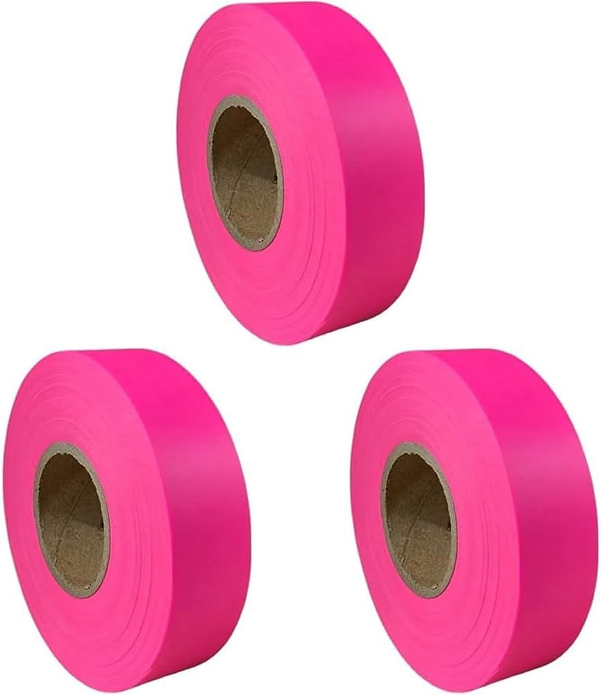 GSA Flagging Tape, 75 M Length X 25 Mm Width, Pink