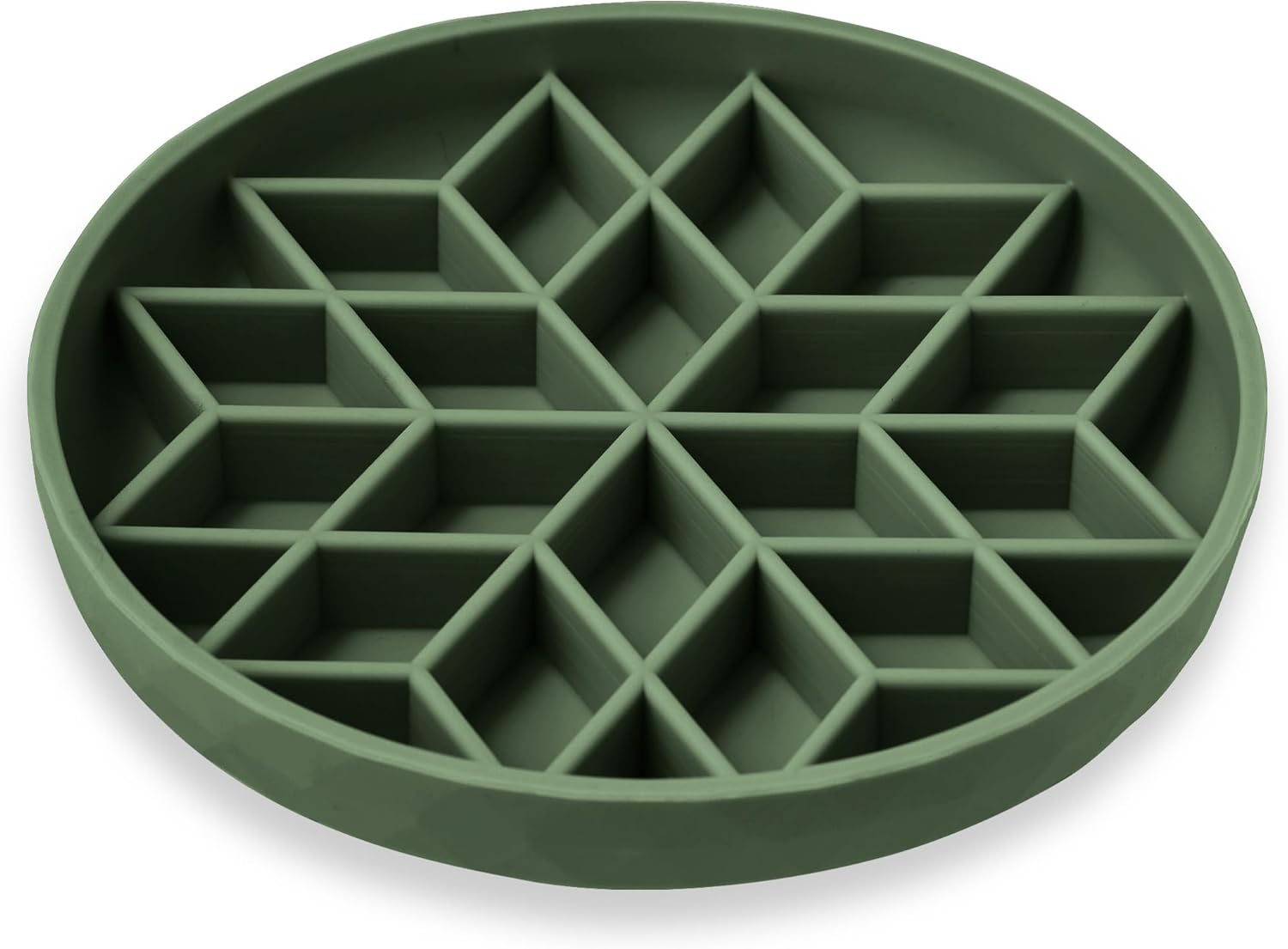 OHMO Anti-Sling Dog Bowl, Anti-Slinging Bowl Dogs for Cats Puppies, Healthy Eating, Stops Bloating, Non-Slip, Environmentally Friendly Silicone (Amber)