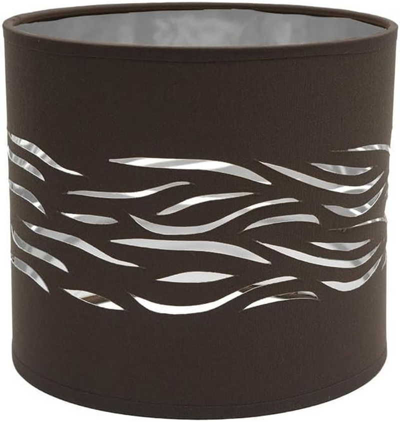 Voltshine 1 X E14 Brown and Silver Table Lamp 17 X 17 X 15 Cm Ideal for Indoor Lighting and Decoration