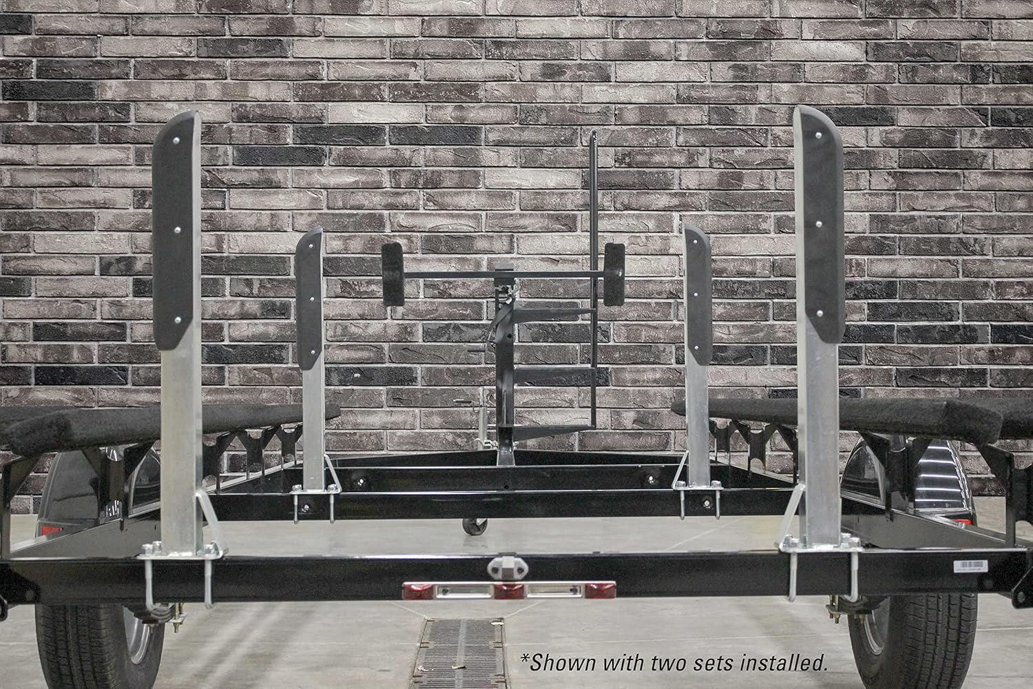 Extreme Max 3005.3787 Heavy-Duty 30" Pontoon Trailer Guide-Ons with Non-Marking Coating for 3" Trailer Frames - Includes 2 Guide-Ons image number 5