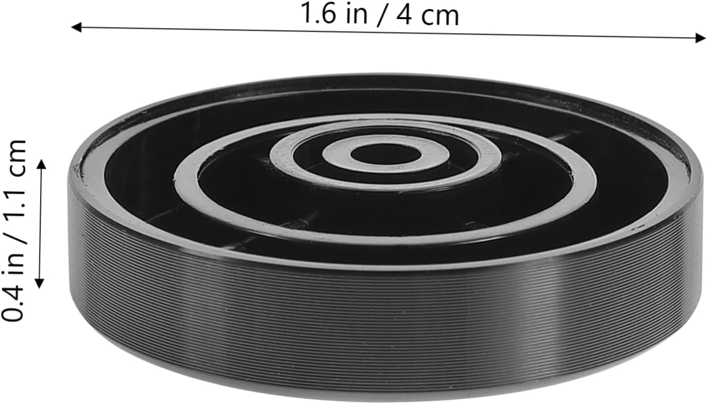 LAPYAPPE 4Pcs Speaker Isolation Feet Shockproof Speaker Base Mats for Hifi Audio Amplifier and Subwoofer Black 40X12Mm for Home Theater Equipment image number 5