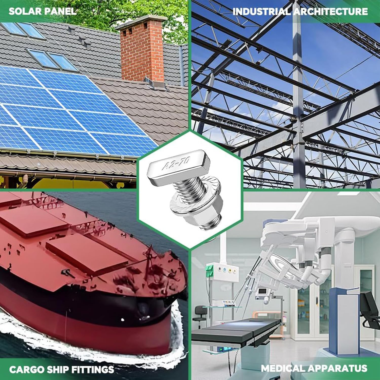 T Slot Bolts - Hammer Head Sliding Screw T-Slot Bolts Nuts Set | Heavy-Duty Hardware Screw for Track System Automotive Roof Rack Construction Workbench Installation image number 6