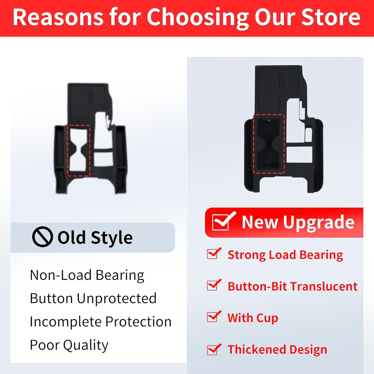 Central Control Silicone Storage Box for 2024 2025 Toyota Land Cruiser Prado 250 1958 Lc250 J250 Seat Gap Storage Box Wireless Charging Silica Gel Pad Internal Modification Accessories - Central Control Silica Gel Pad image number 3