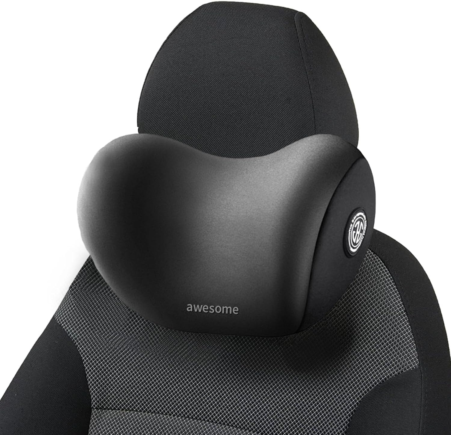 BLAZDEVE 2Pack Car Neck Cushion, Car Seat Headrest Made of Memory Foam with Adjustable Straps, Memory Foam and Breathable, Removable Cover, Suitable for Driving, Gaming, Office Seat (Black) image number 2