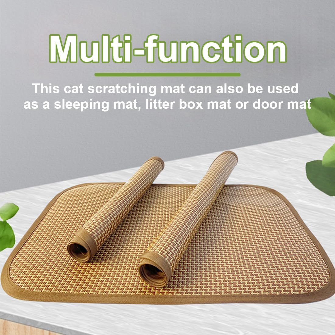 Sisal Carpet Cat Scratching Board Wall Scratching Board Wall Cat Scratching Board Scratching Mat for Protects Carpets and Sofas for Protects Carpets and Sofas (50 X 40 Cm) image number 2