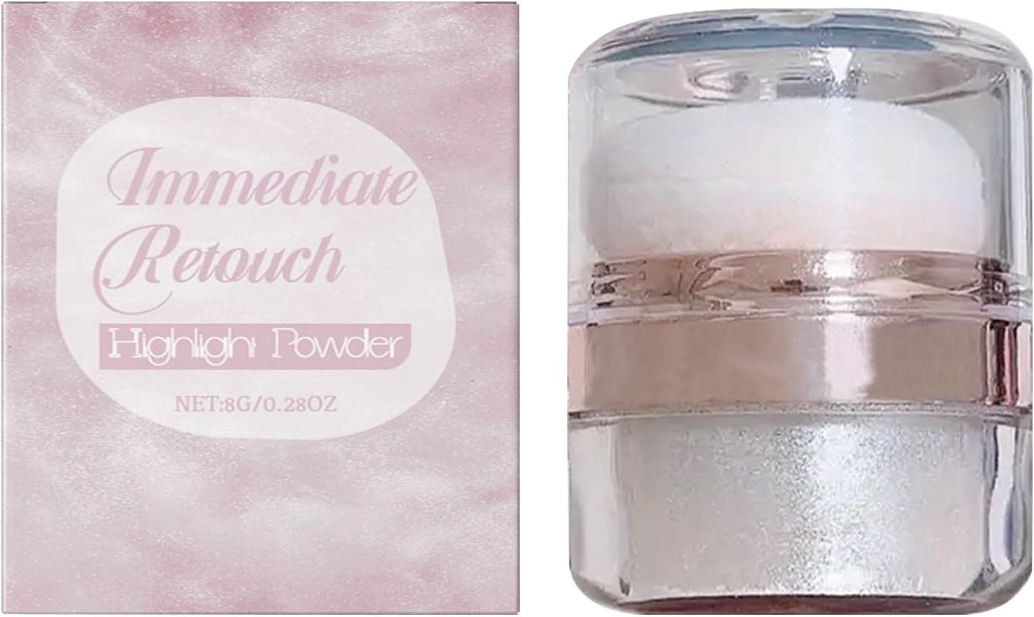 Glitter Powder Highlighter | Glitter Shimmer Highlighter Powder for Body | 3G Contouring & Glow Fairy Brightening Makeup for Women & Girls image number 1