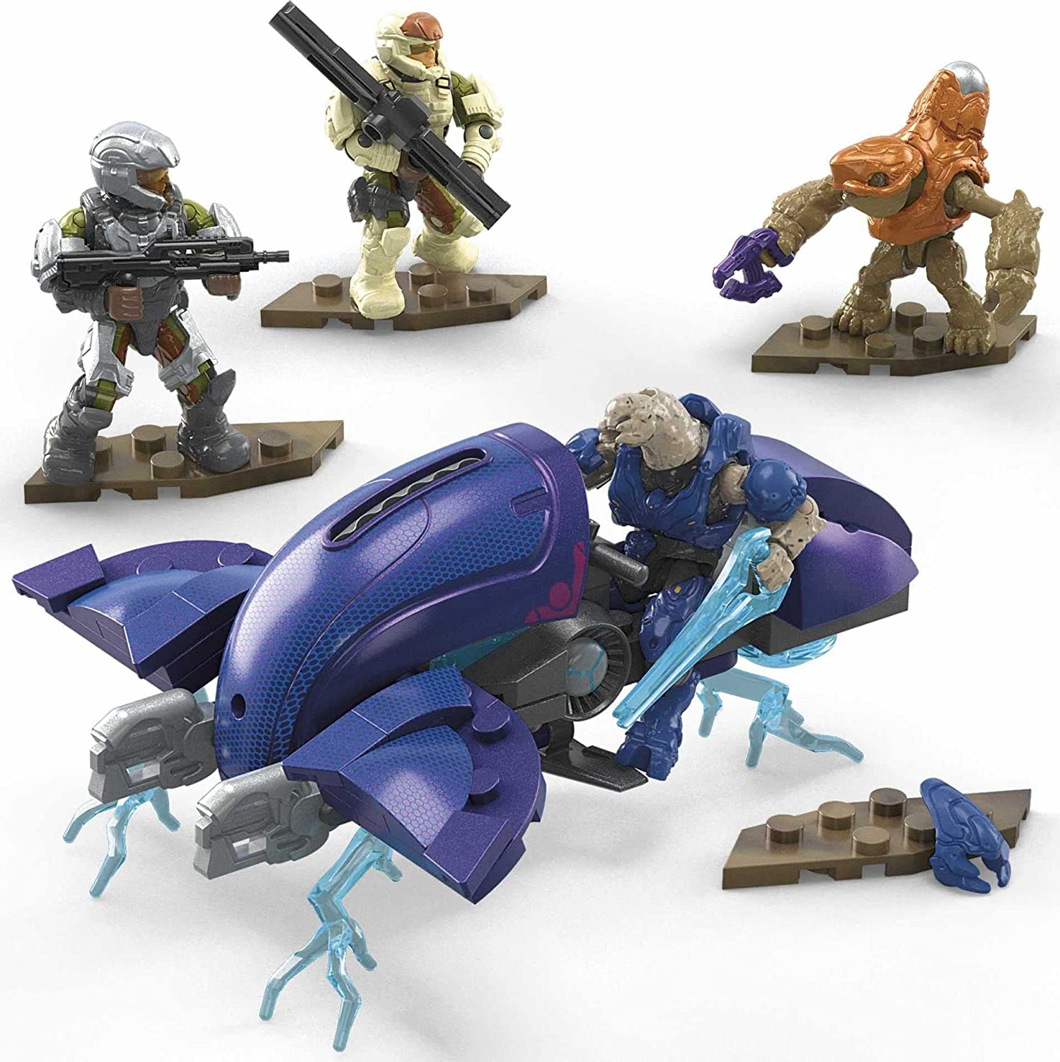 Mega Brands Halo Ghost of Requiem Vehicle Halo Universe Construction Set, Building Toys for Boys, Ages 8+, Multicolor (HHC36) image number 5
