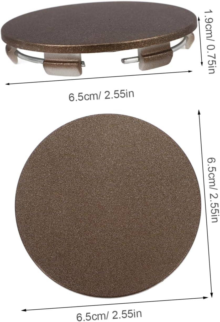 Iplusmile 4Pcs Car Wheel Hub Central Caps Automotive Tire Accessories Easy Installation Compatible Multiple Brands Sleek Design Lightweight for Hub Protection image number 2