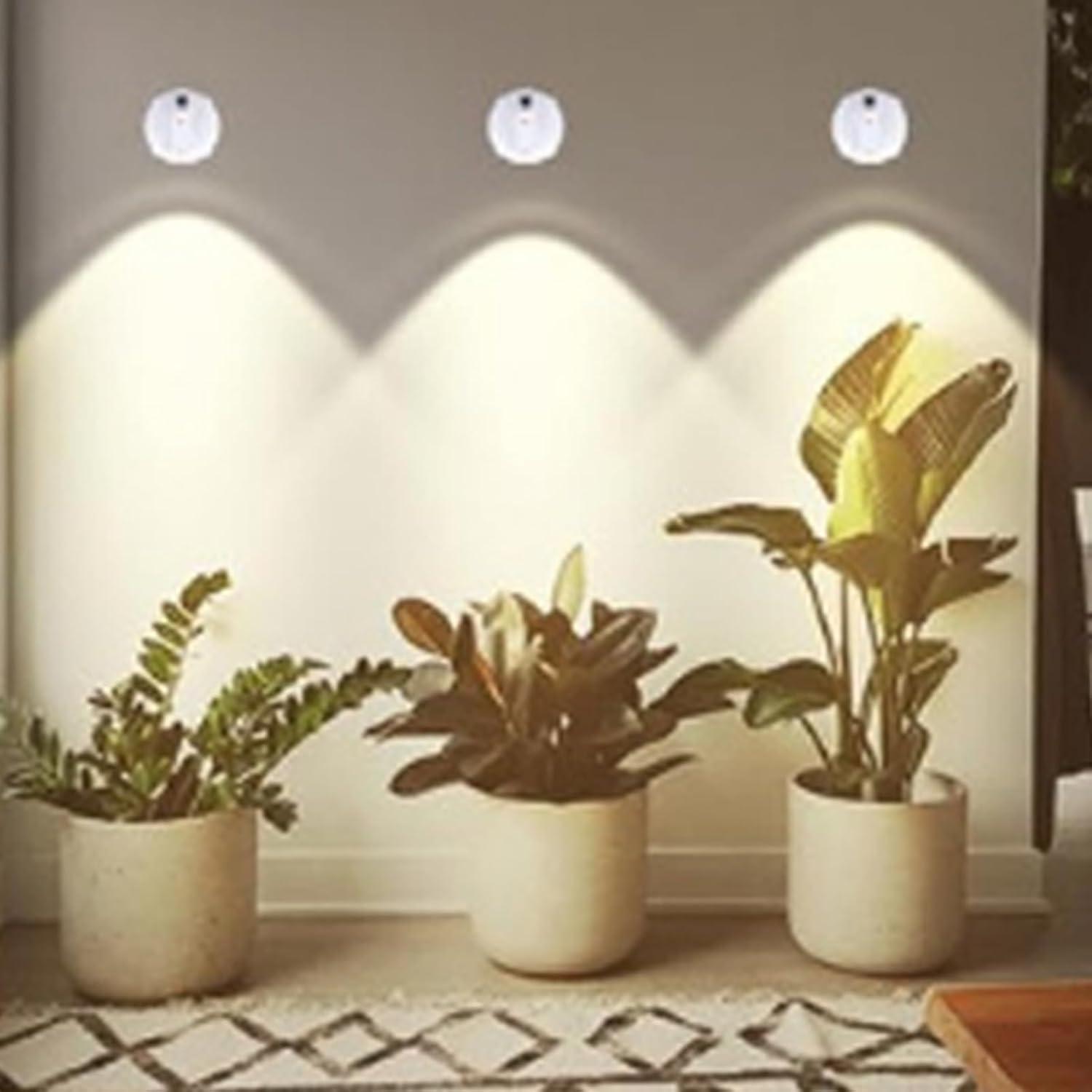 Depisuta 2 Pack Spotlights Indoor with Remote, Battery Powered Ceiling Decorative LED Spot Lights Accent Lighting, Display Lights for Plant Painting, Artwork, Wall Art image number 6