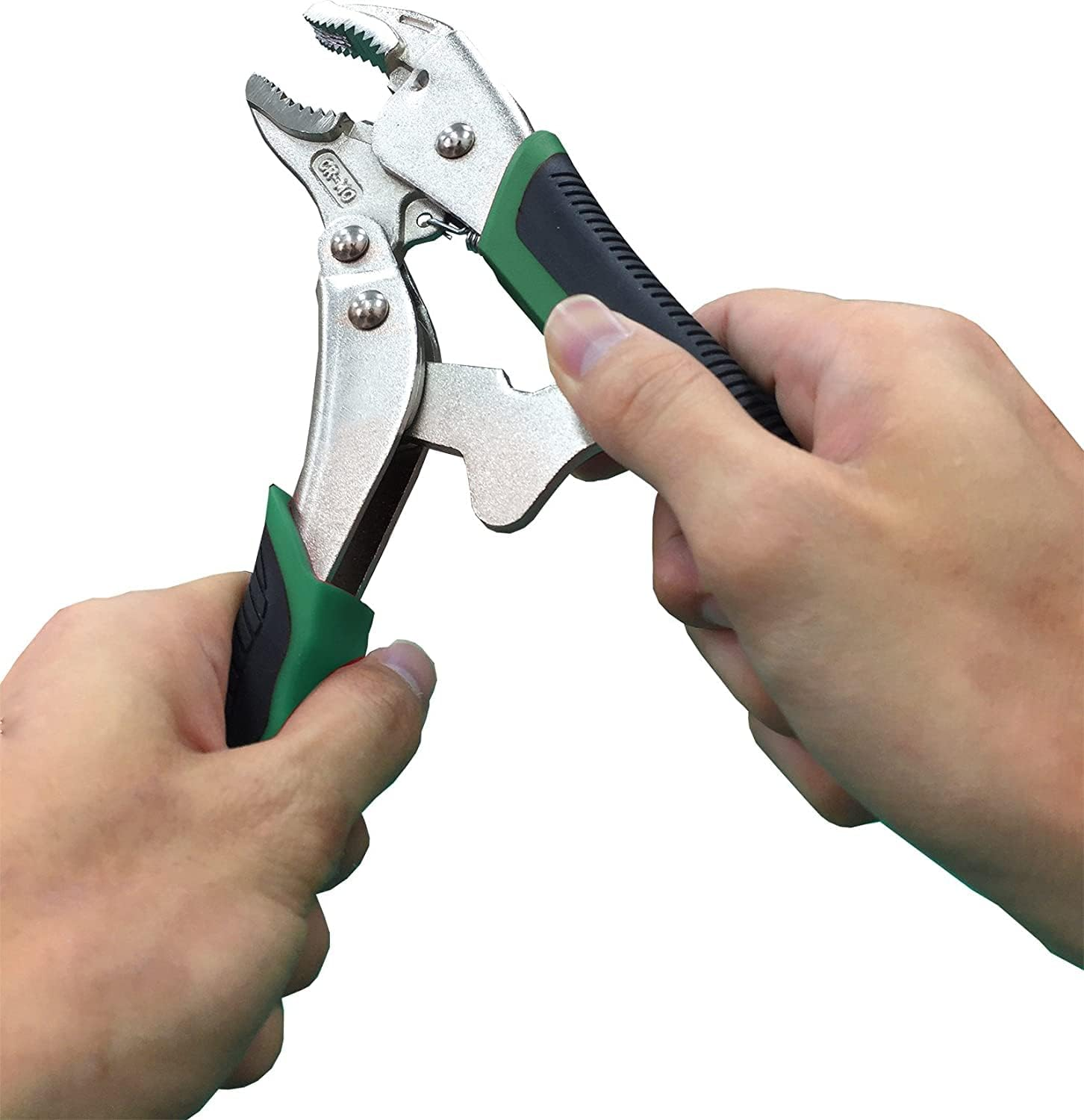 ENGINEER Pz-64 Locking Pliers, Black/Green image number 6