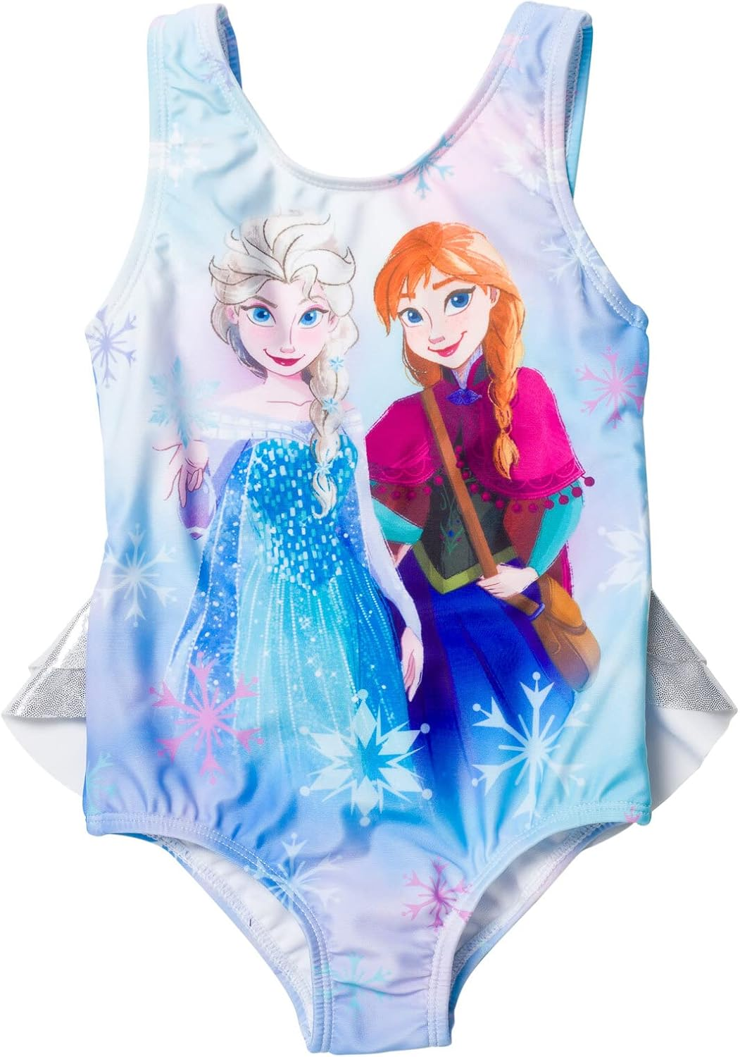 Disney Frozen Girls Elsa Anna One Piece Bathing Suit Toddler to Big Kid