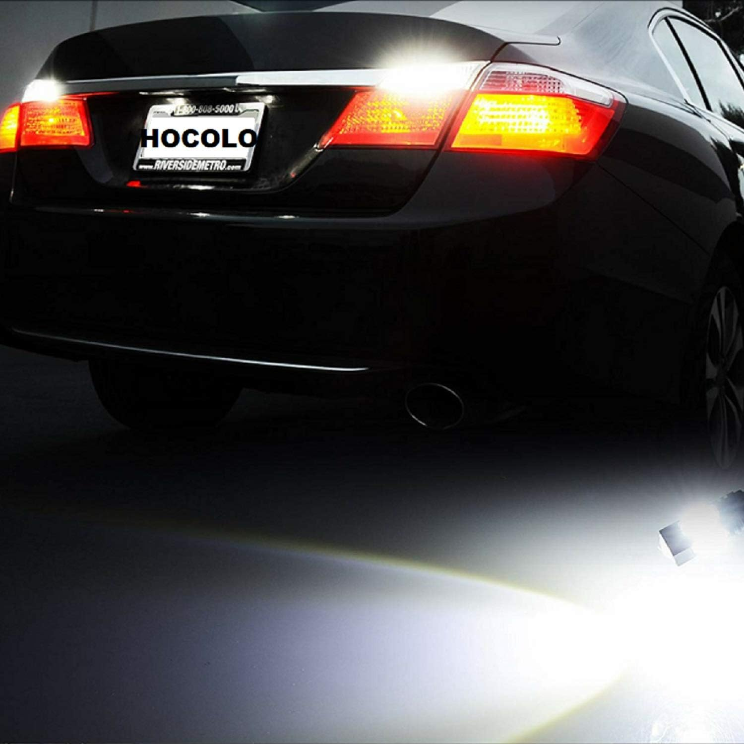 HOCOLO 3157 3156 3357A 3457A 3047 6000K Xenon White Ultra Bright Car LED Light Bulbs-Backup Reverse Turn Signal Switchback Tail Brake Lamp Projector(2Pcs 3157 3057 3155 3357 3457 4057 4114 4157 3056) image number 1