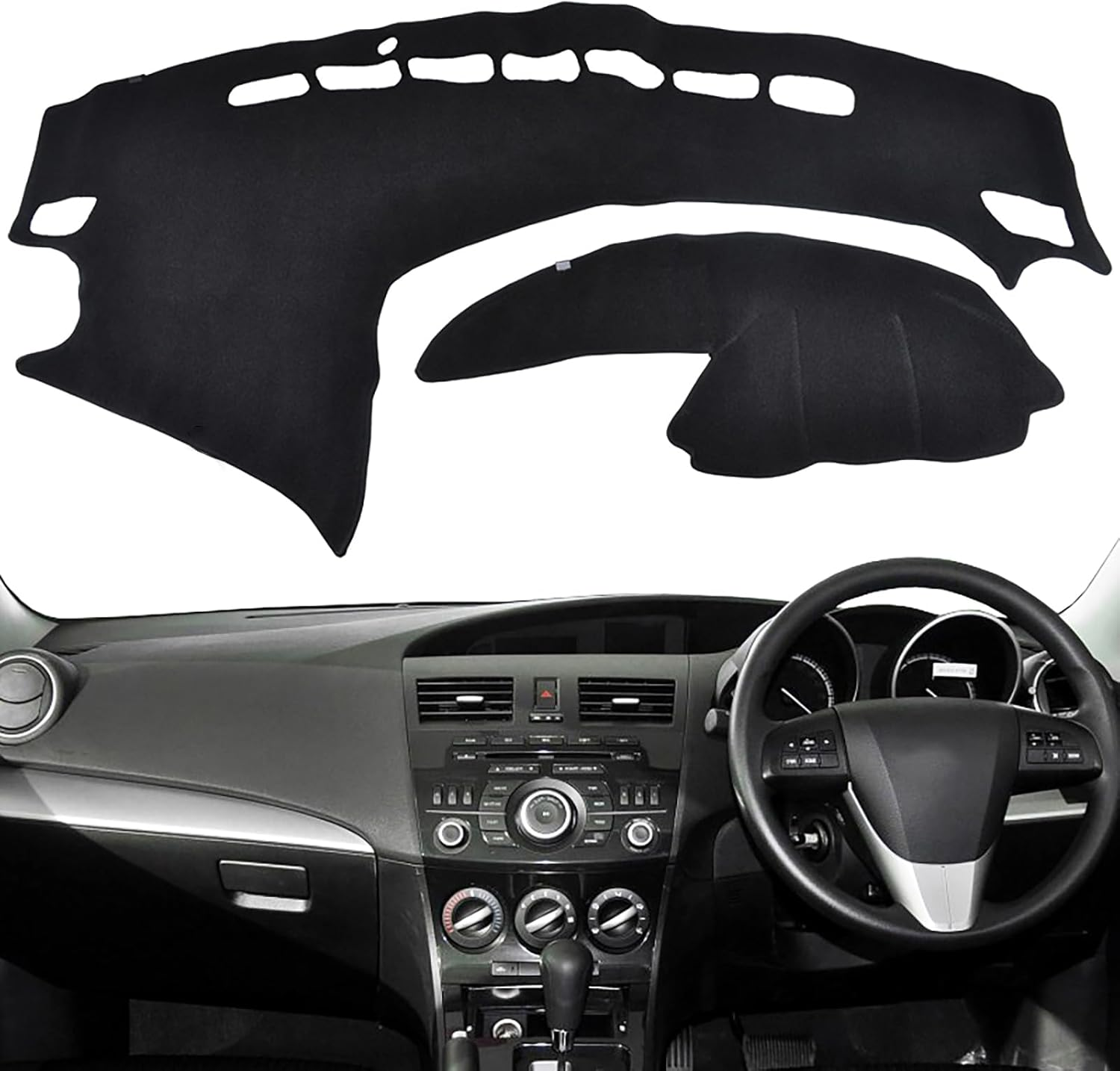 Dashboard Cover for Mazda 3 2009 2010 2011 2012 2013 Dash Mat Sunshade Sunshield Cover Car Non Slip Mats Interior Accessories image number 1