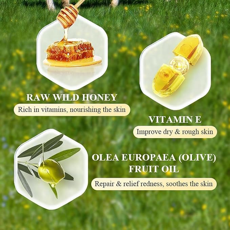 EASYNICE Hydrating Tallow Honey Balm Grass Fed Organic Face Cream ，Face Moisturizer，Tallow and Honey Balm All Purpose Skin Care，All Purpose Natural Skin Care 1Pc image number 3