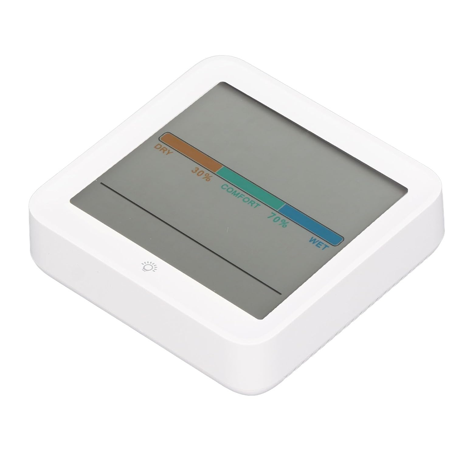 Temperature Humidity Monitor Indoor Temperature Humidity LCD Thermometer Hygrometer Real Time Monitoring Indoor Outdoor Use image number 1