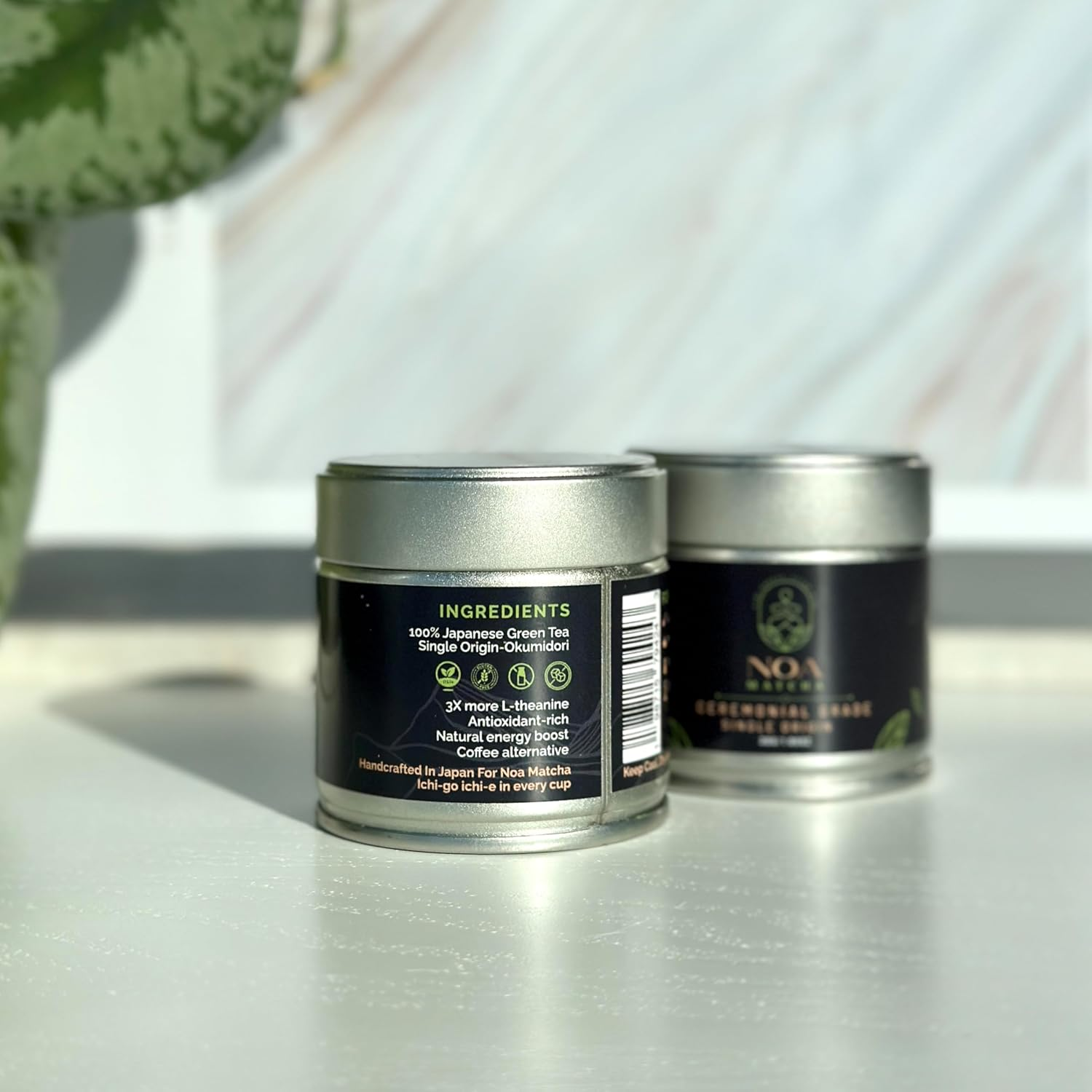 NOA MATCHA Ceremonial Pure Matcha First Harvest%100 Natural & Japanese Origin, Green Tea Powder Single Origin Okumidori Matcha 30Gr image number 1