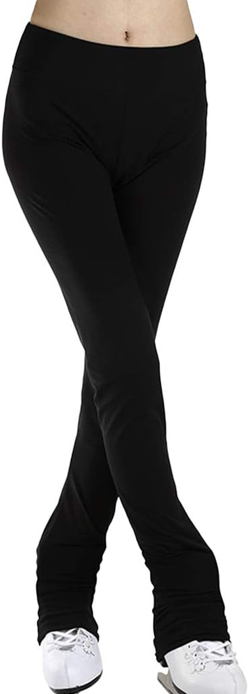 Baosity Women'S Girls' Ice Figure Skating Practice Long Pants Warm Tights Trousers - 9 Sizes image number 6