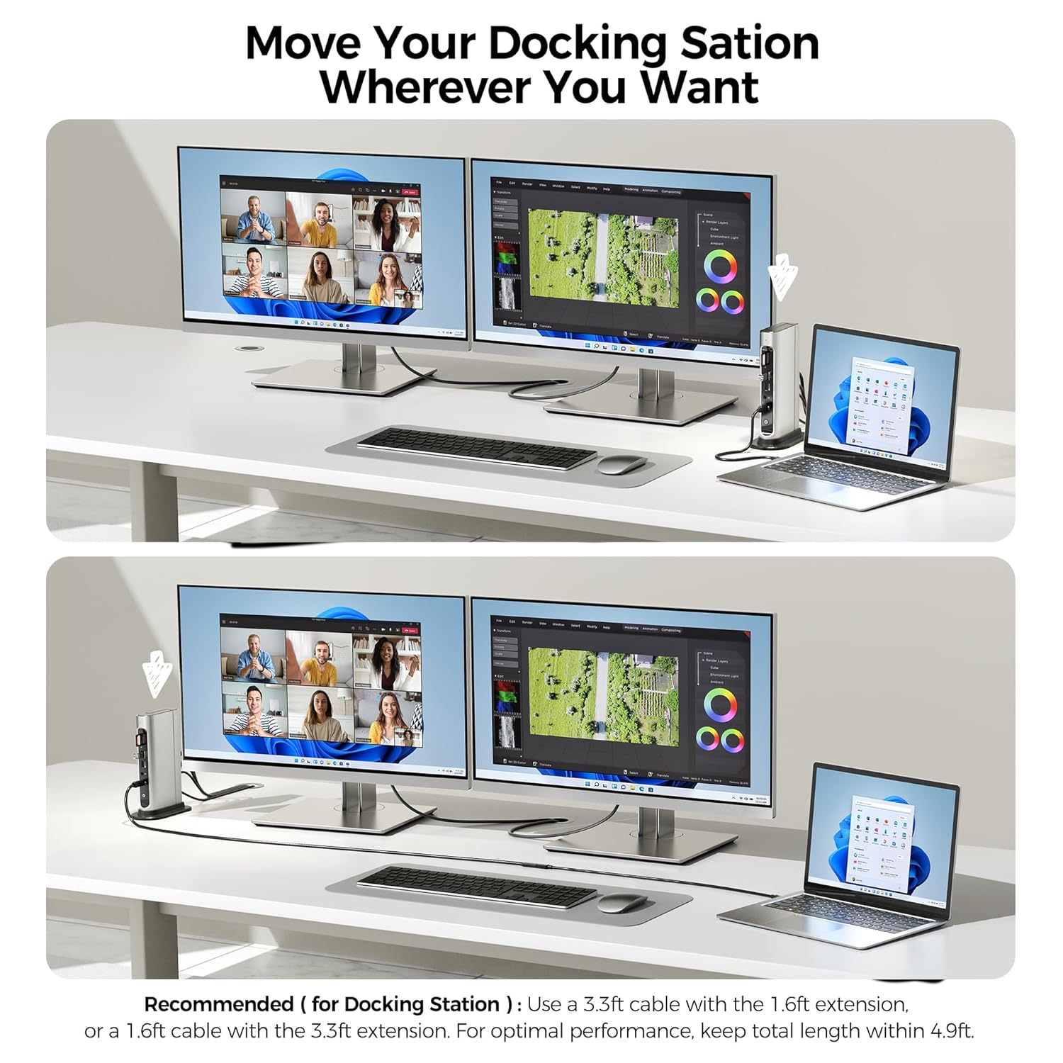 Cable Matters 80Gbps USB4 Extension Cable - 1M, Supports [8K@120Hz / 4K@480Hz Video, 240W Charging, 80Gbps Data Transfer], USB C Extension Cable, USBC Extender, USB4 / Thunderbolt 5/4 Compatible