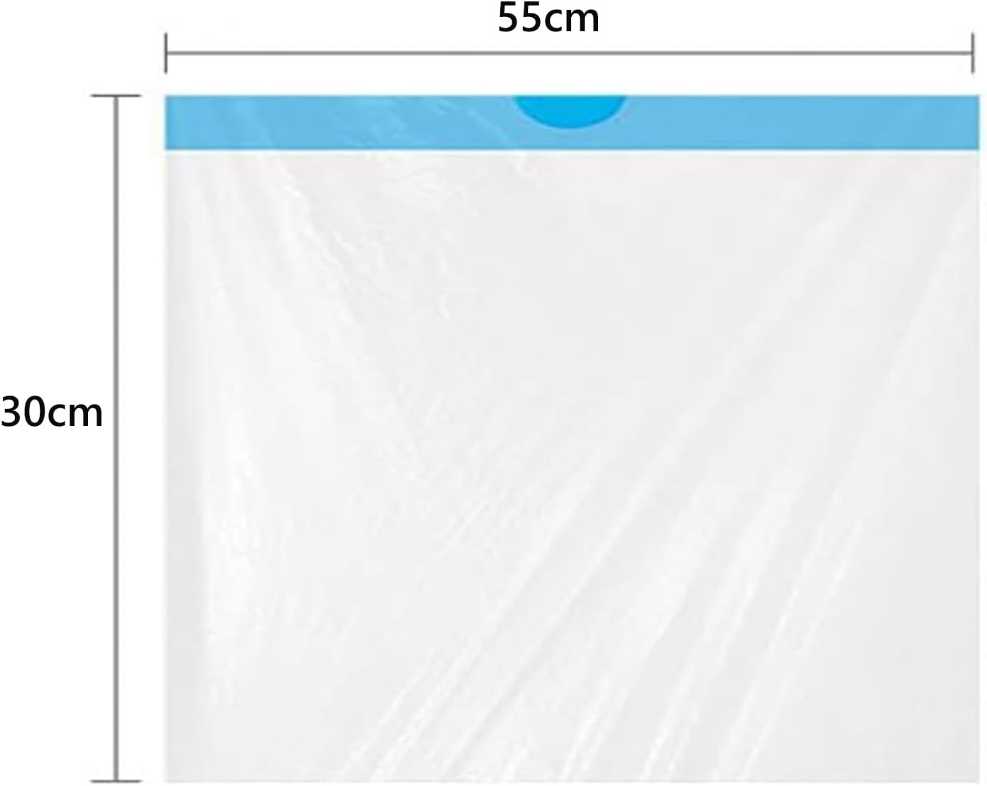 RMAN Pack of 100 Cat Litter Box Bags with Drawstrings, 550 X 300 Mm, Bin Liners with Cat Litter Tray, Self-Cleaning Cat Litter Tray, Biodegradable, Durable, Tear-Resistant, Durable image number 4