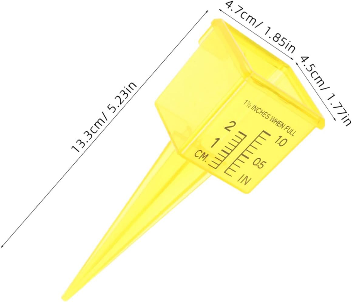 20Pcs Lawn Sprinkler Wide Mouth Rain Gauge for Outdoor Garden Patio Water Measurement Tool with Soil Insertion Tip Lightweight and Quick Connect for Accurate Sprinkler Water image number 1