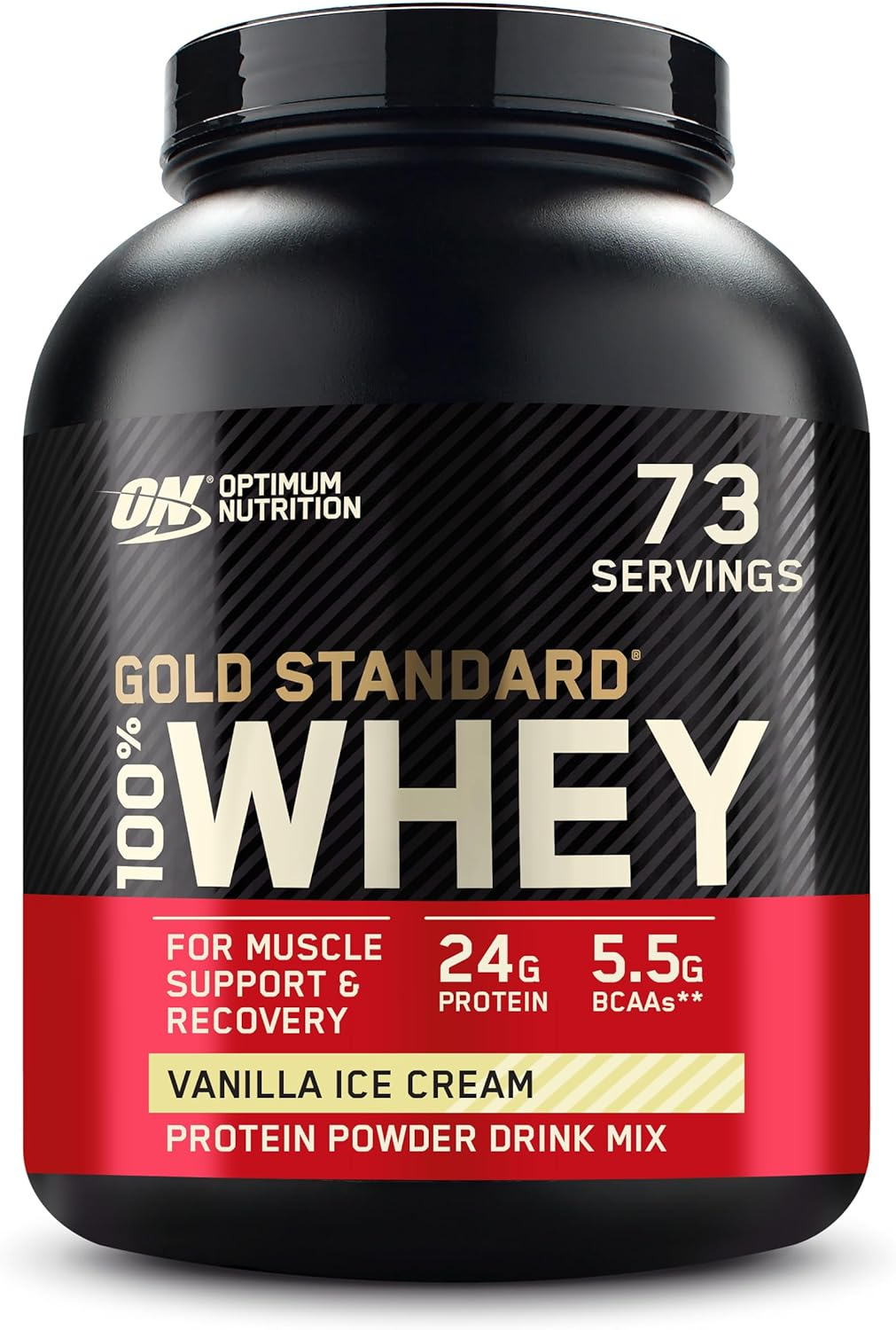 Optimum Nutrition Gold Standard 100% Whey Protein Powder, Vanilla Ice Cream, 2.27 Kilograms image number 6