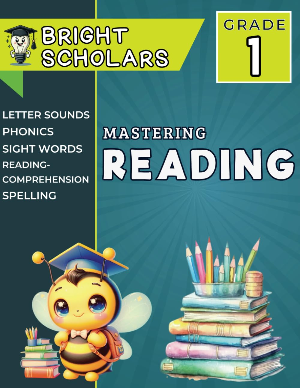 Mastering Reading: the Ultimate 1St Grade Reading Workbook: Grade 1 Reading & Writing Summer Workbook Reading Comprehension First Grade Reading Review K-1 Homeschool Language Arts image number 1