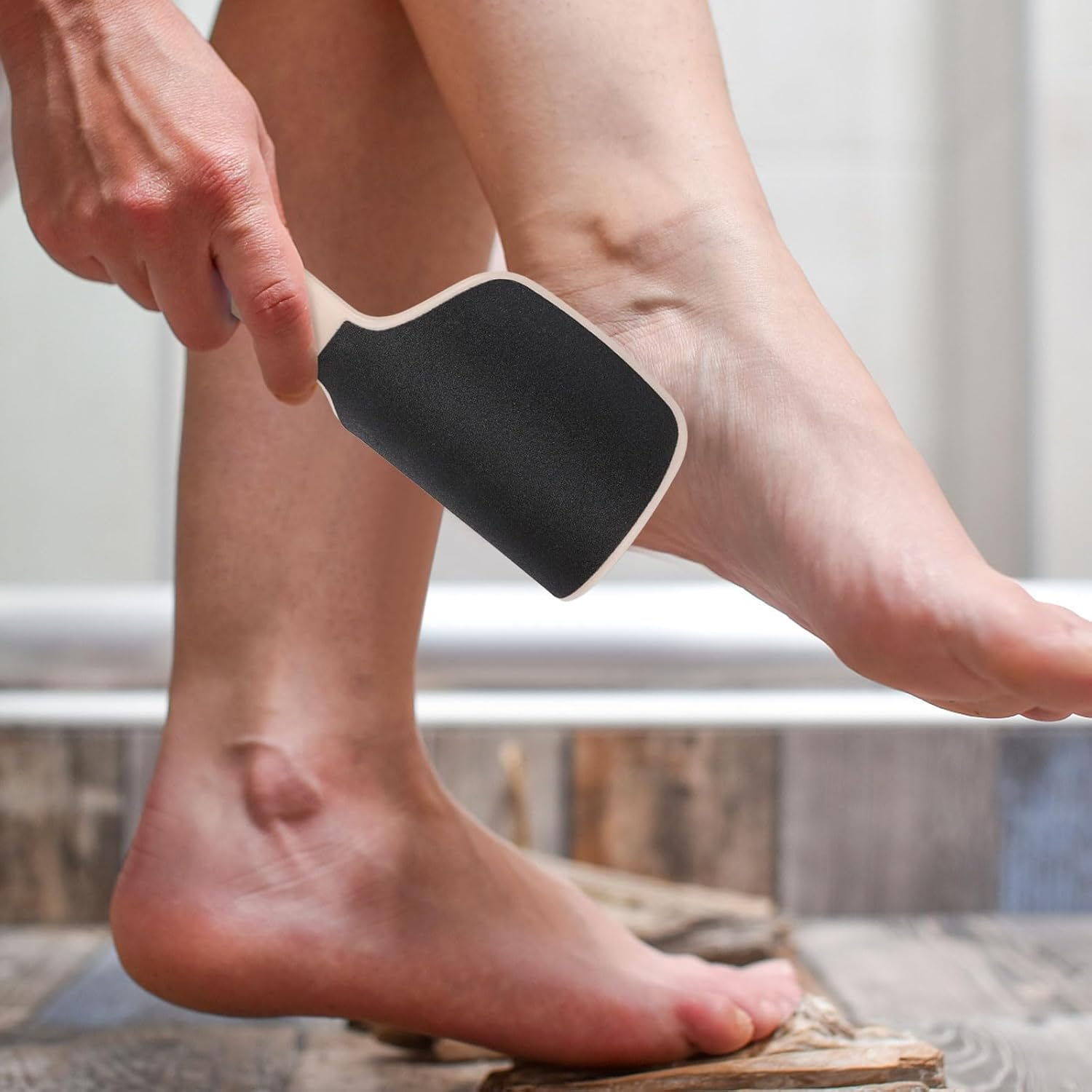 2 Pcs Curved Foot File Callus Remover for Feet, U Shaped Foot Scrubber Dual Sided Heel File Scraper Dead Skin Remover image number 6