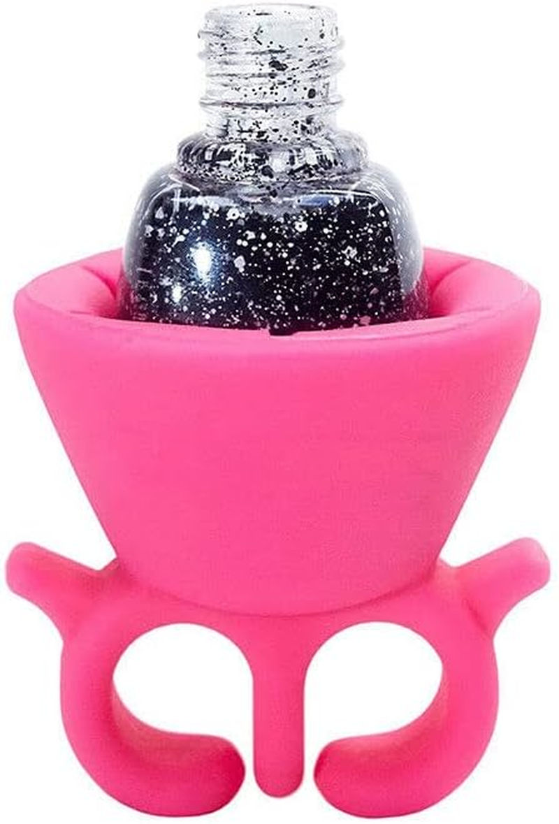 The Original Nail Polish Bottle Holder Ring Wearable Nail Varnish Holder AU - Blue image number 3