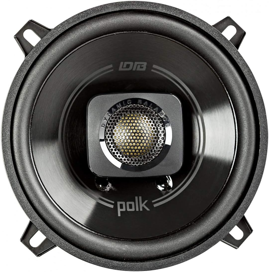 Polk Audio DB522 DB+ Series 5.25" Coaxial Speakers with Marine Certification, Black