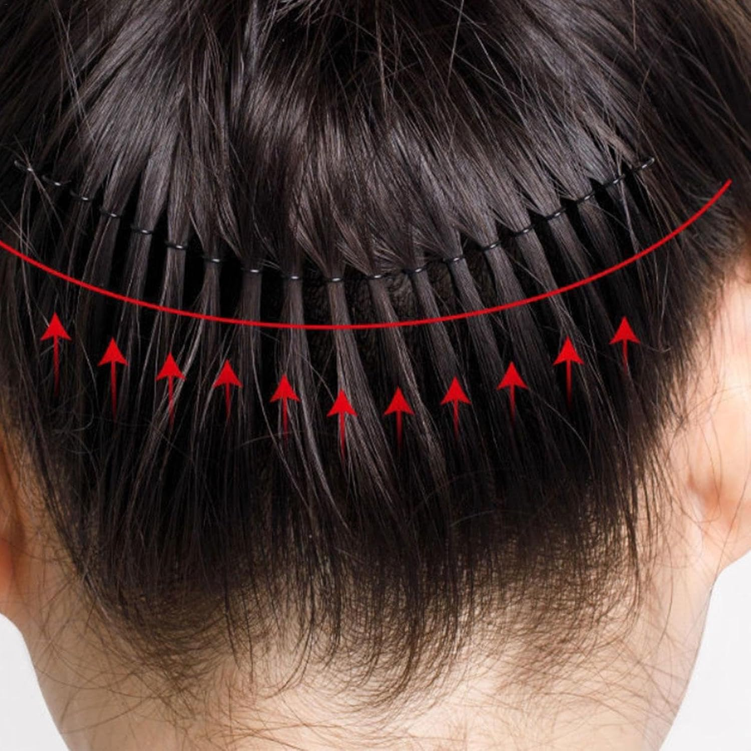 Generic U Shape Hair Finishing Fixer Comb, U Pin Stretchable Hair Side Comb - Black Metal Hair Comb for Women & Girls Accessories