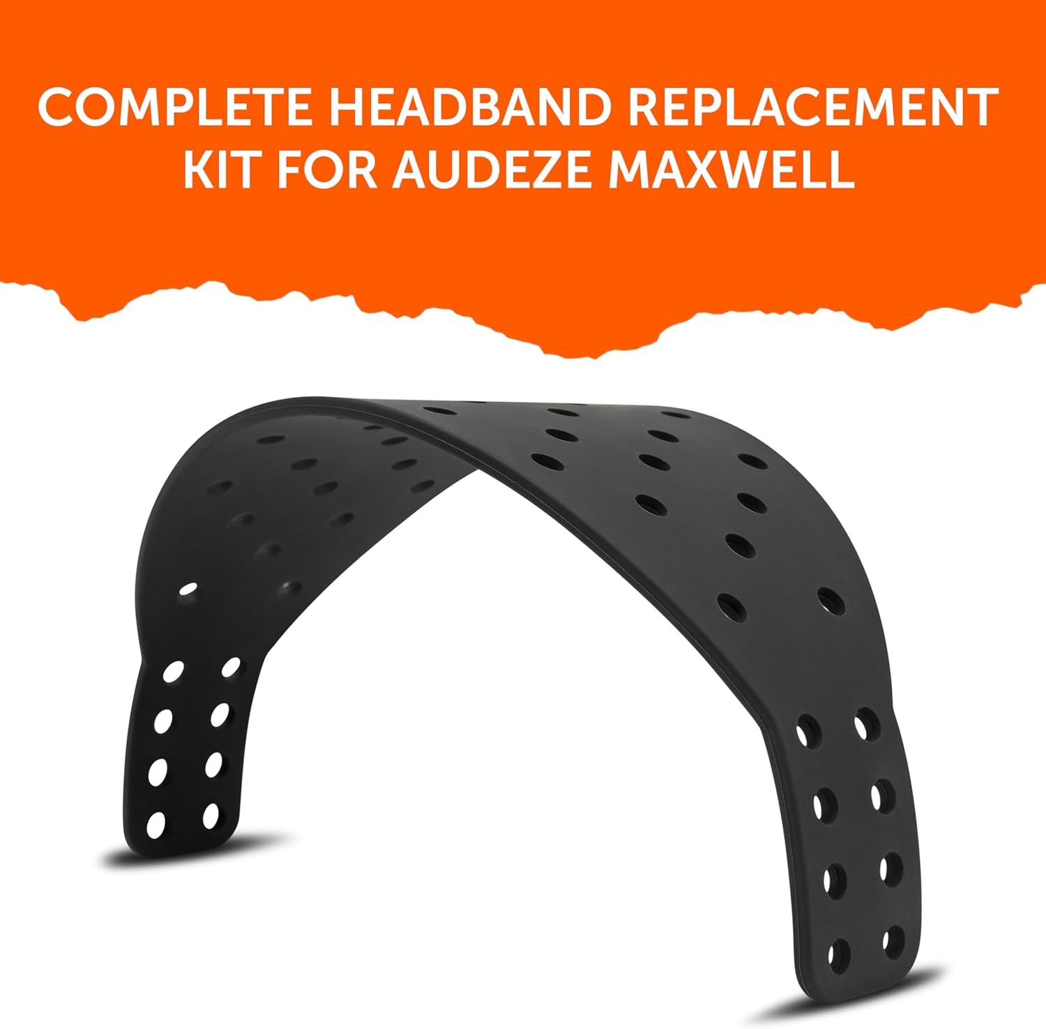 WC Headbandz Maxwell V2 &ndash; Upgraded Silicone Headband Replacement Compatible with Audeze Maxwell 1 and 2 for Xbox & PS5 by Wicked Cushions | Wider Weight-Distributing Design | Black - Emerald Tide image number 2