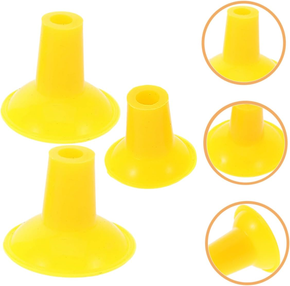 Mikinona 3Pcs Valve Lapping Tool Suction Plates Automotive Engine Valve Maintenance Pneumatic Grinding Bowl Kit image number 1