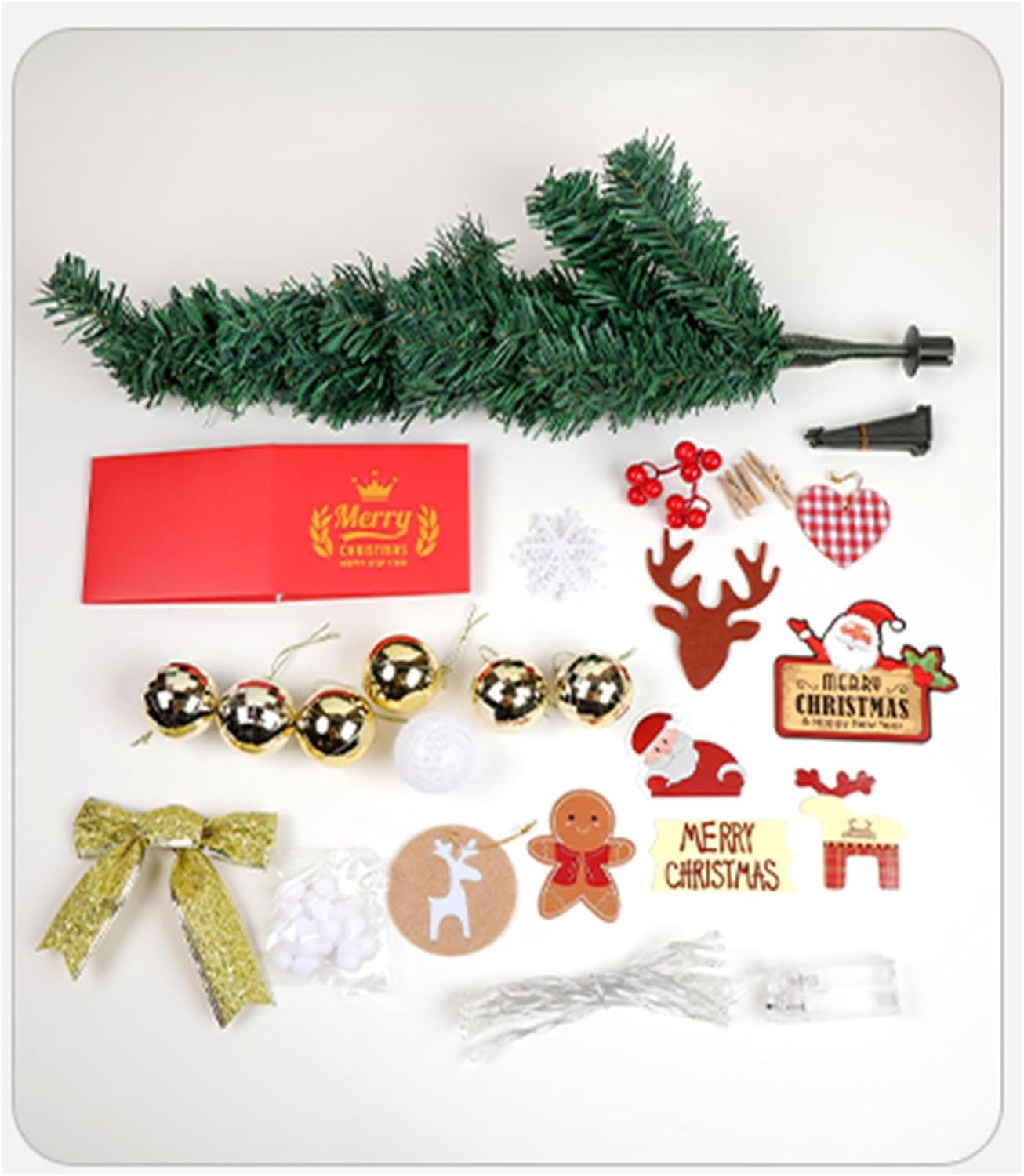 Christmas Tree Craft Kit, PE Flocking Christmas Tree, Small Christmas Table Centerpieces, Winter Festival Tree Ornament, Christmas Tree Kit, Holiday Crafting Material, Christmas Decorations image number 6