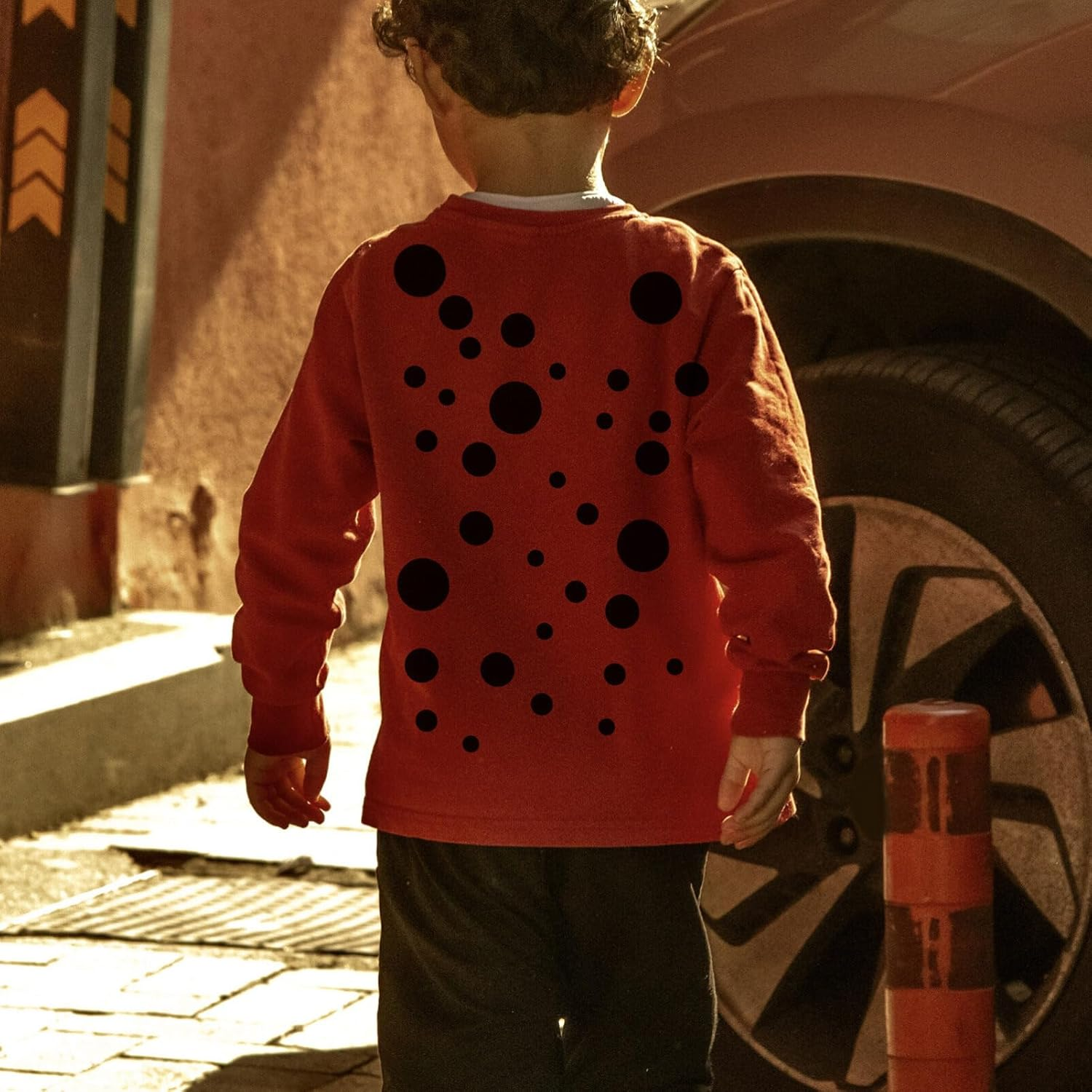 NUOBESTY 4 Sheets of Black Adhesive Felt Circles Die Cut Felt Stickers round Pads Self-Adhesive Sticker Spotty Dots for DIY Craft Projects Supplies image number 4