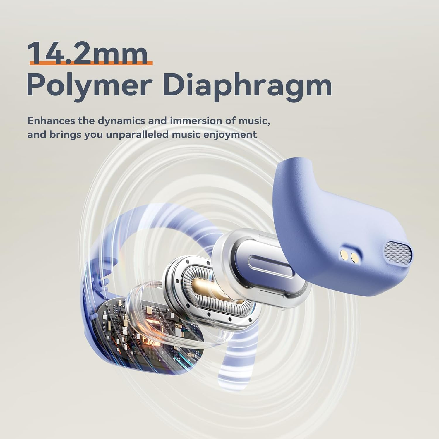 Sanag G1S Open Ear Headphones Wireless Bluetooth 5.4, Best Lightweight Air Conduction Headset, 360&deg; Stereo Sound, 60H Playtime, Location Search, Ear Earbuds for Running Workouts Sport image number 5