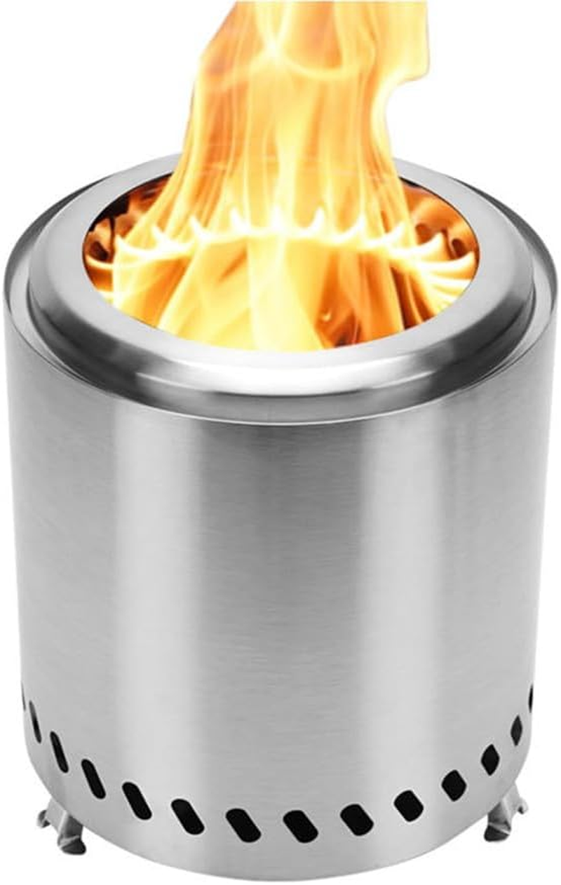 Smokeless Fire Pits for outside Portable Fire Pit Small Firepit Ideal for Outdoor Camping RV Use Perfect for Roasting Marshmallows Smokeless Firepit
