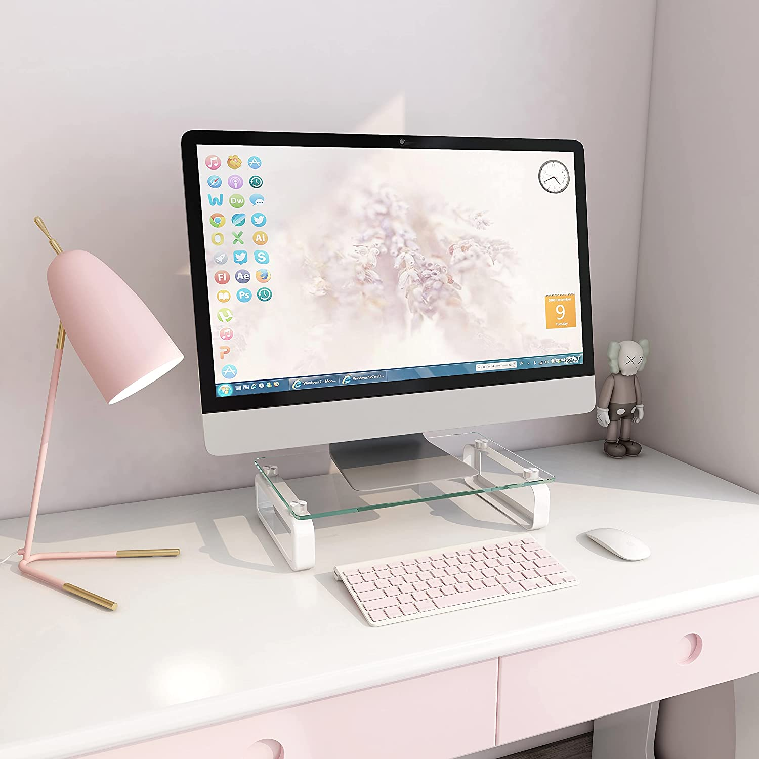 Hemudu Monitor Stand Laptop TV Screen Riser HD02T-001P image number 4