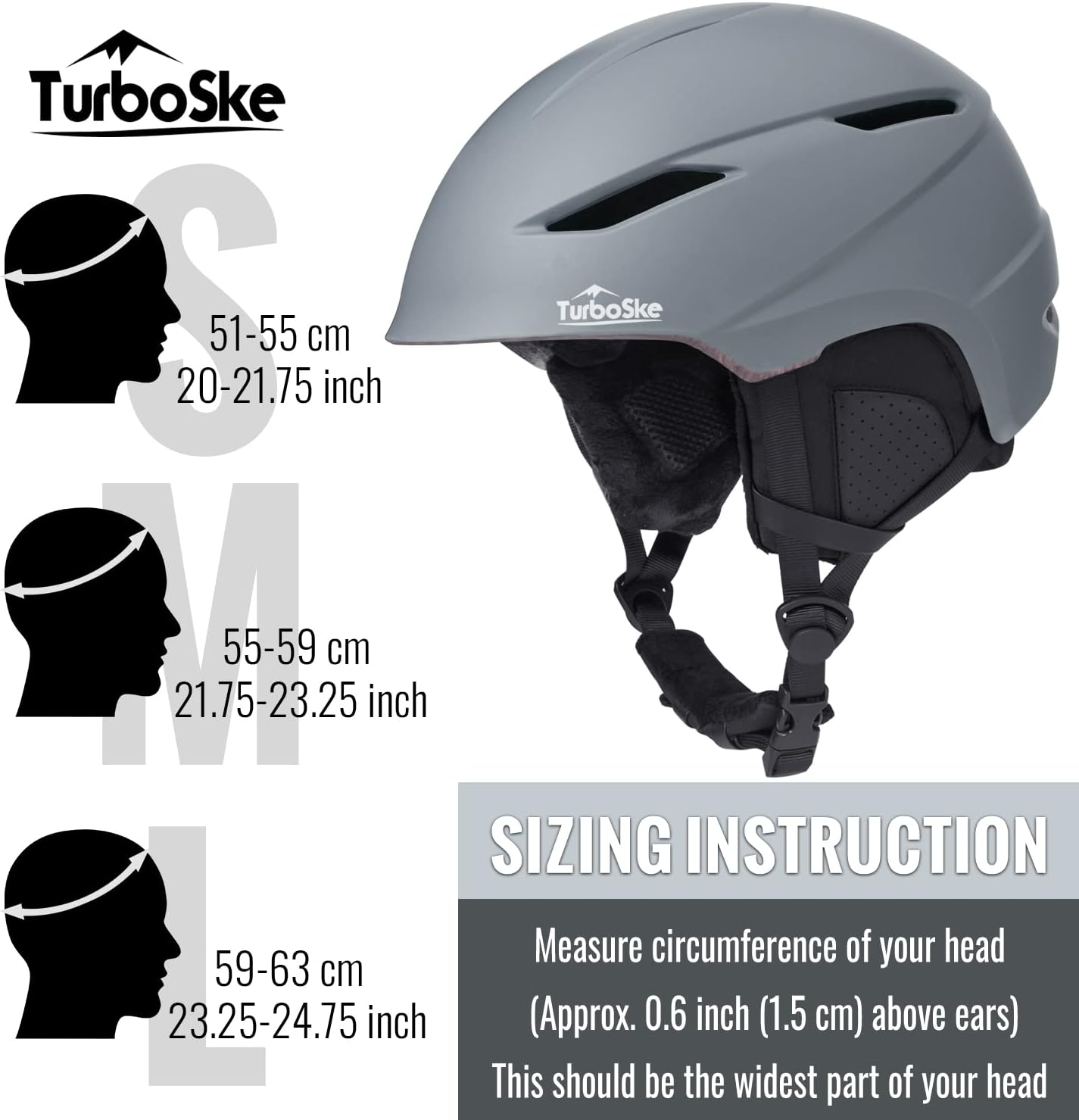 Ski Helmet, Snowboard Helmet Snow Sports Helmet, Audio Compatible and Lightweight, ASTM Certified Helmet for Men, Women and Youth image number 6