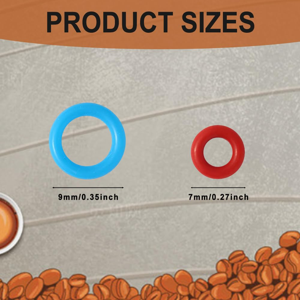 Silicone O-Ring Seal Compatible with Breville Espresso Machines BES900/920/980/990, 19 Pack of 2 Size image number 5