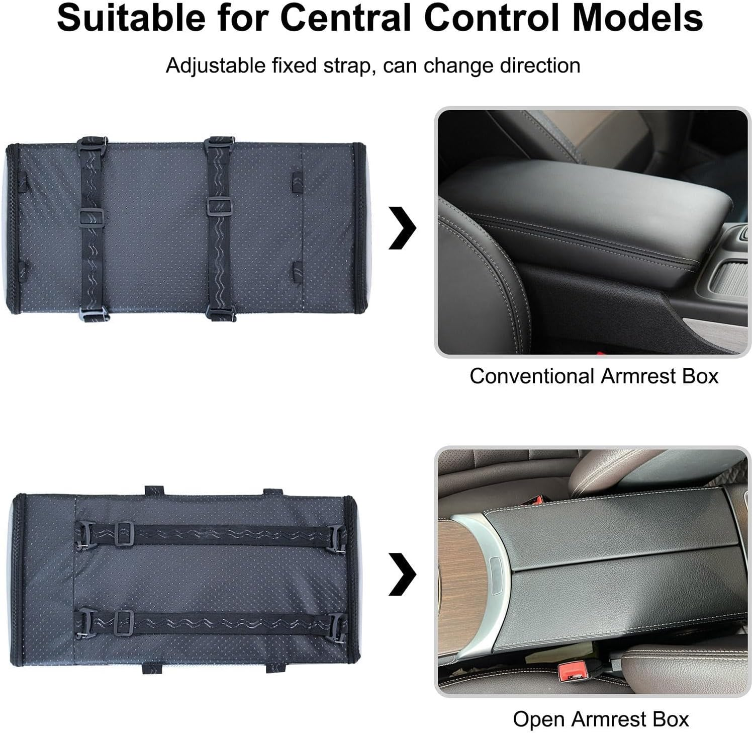Center Console Dog Seat, Dog Booster Seat, Pet Car Seat, Travel Car Carrier with Safety Tethers, Booster Seat Car Armrest for Puppy Cat Small Medium Pets image number 3