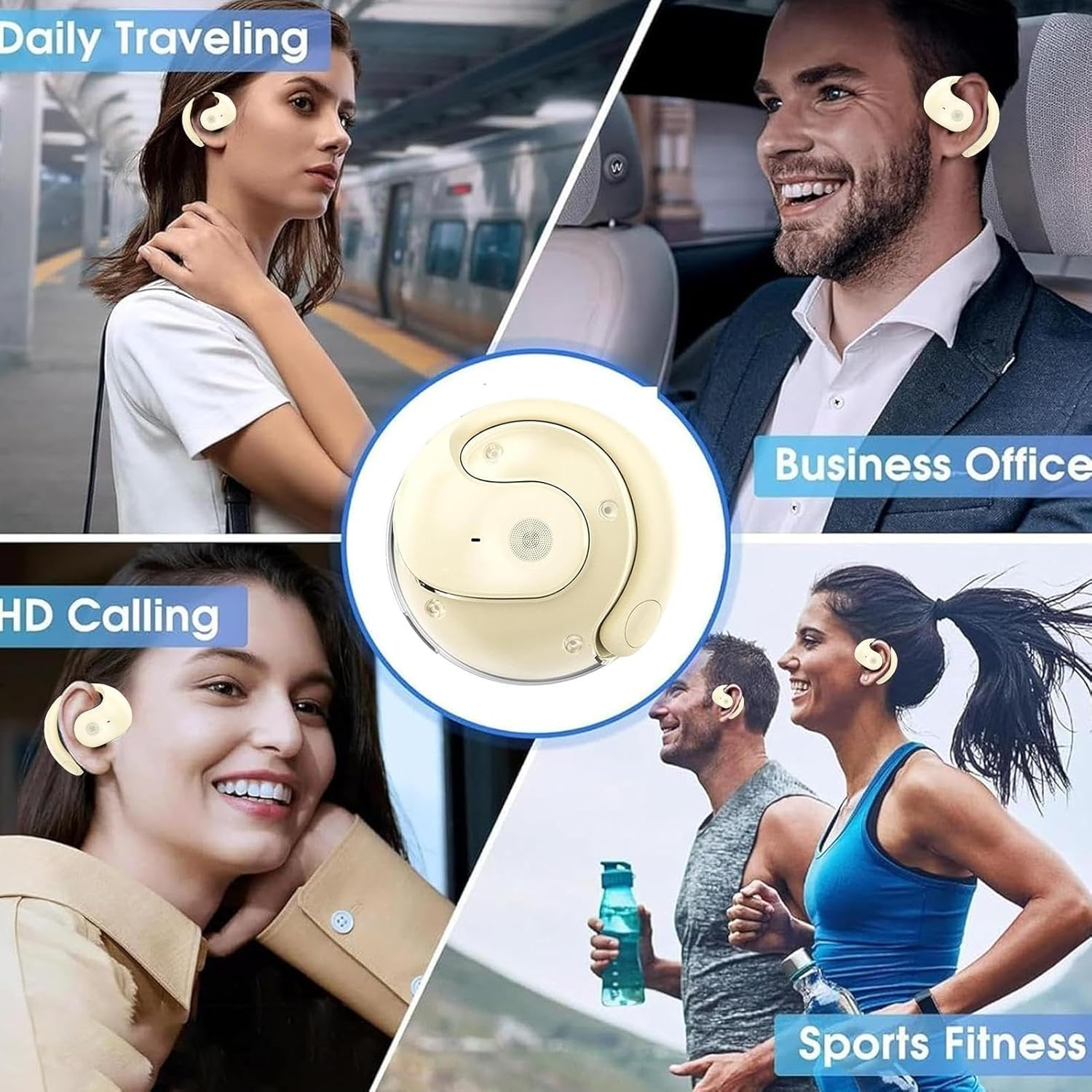 Hy-T26 Pro Language Translator Real Time, Artificial Intelligence Earphones, Wireless Blu-Etooth Translator Earbuds, Language Translator Earphones